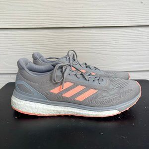 Adidas Women's Response Boost LT Grey Sun Glow Running Shoes Sneakers Sz. 10
